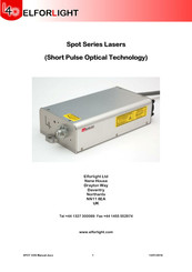 Elforlight Spot Series Manual
