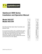 TKH Optelecom 9421DT Installation And Operation Manual