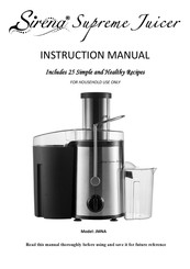 Sirena JMNA Instruction Manual