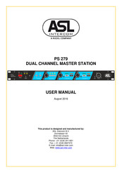 Riedel ASL Intercom PS 279 User Manual