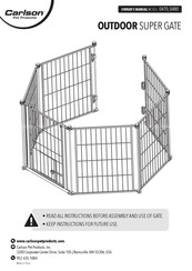 Carlson Pet Products 0480 Owner's Manual