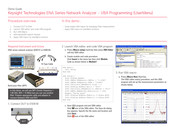 Keysight Technologies ENA Series Demo Manual