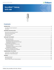 Trilliant SecureMesh GATE-1000 Installation Manual