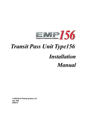 Ricoh EMP 156 Installation Manual