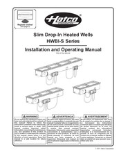 Hatco HWBI-S Series Installation And Operating Manual