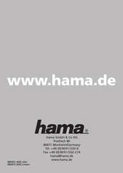 Hama 00042572 Manual