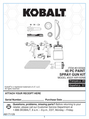 Kobalt SGY-AIR160NB Manual