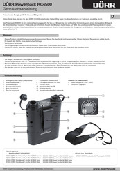 DÖRR HC4500 Instruction Manual