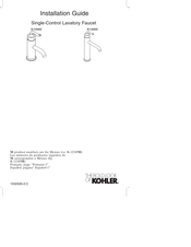 Kohler K-14404 Installation Manual