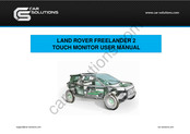 Car Solutions LAND ROVER FREELANDER 2   TOUCH MONITOR User Manual