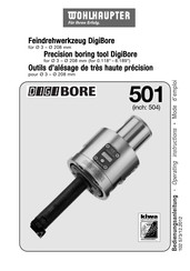WOHLHAUPTER DigiBore 501 Series Operating Instructions Manual
