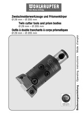 WOHLHAUPTER 132 093 Operating Instructions Manual