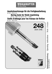 WOHLHAUPTER 248 001 Operating Instructions Manual