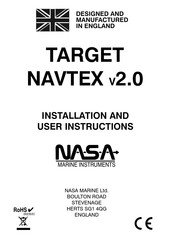 NASA Marine Target navtex V2.0 Installation And User Instructions Manual