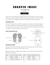 Sharper Image 207382 User Manual