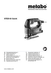 Metabo STEB 65 Quick Manuals | ManualsLib