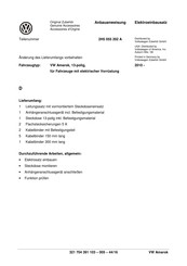 Volkswagen Zubehör 2H5 055 202 A Fitting Instructions Manual