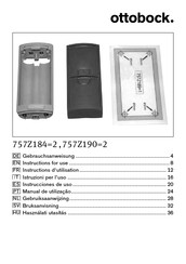 Otto Bock 757Z190-2 Instructions For Use Manual
