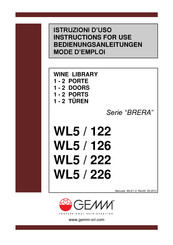 Gemm WL5 / 226 Instructions For Use Manual