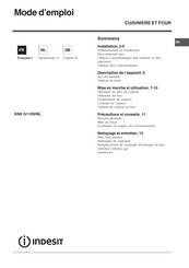 Indesit KN6 G110S/NL Operating Instructions Manual