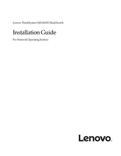 Lenovo ThinkSystem NE1064TO RackSwitch Installation Manual