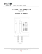 Guardian DTT Installation And Operation Manual