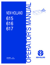 New Holland 615 Operator's Manual