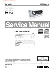 Philips CAD310 Service Manual