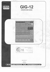 DAPAudio GIG-12 User Manual