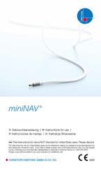 MIETHKE miniNAV Instructions For Use Manual