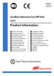 Ingersoll-Rand GC25 Product Information