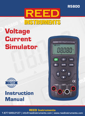 Reed Instruments R5800 Instruction Manual