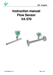CS Instruments VA 570 Instruction Manual