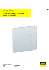 Viega 8613.2 Instructions For Use Manual