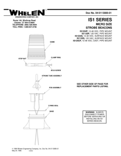 Whelen Engineering Company IS1 Series Instructions