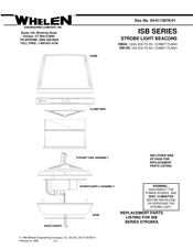 Whelen Engineering Company ISB Series Instructions