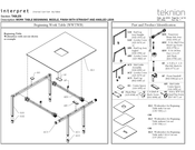 Teknion Beginning Work Table Installation Manual