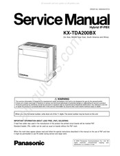 Panasonic KX-TDA200BX Service Manual