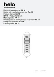 Helo RA 18 Product Manual