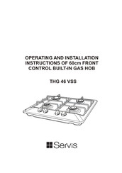 SERVIS THG 46 VSS Operating And Installation Instructions