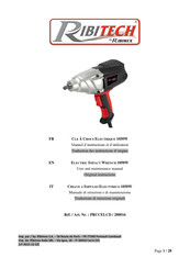 Ribimex PRCCELCD Series Original Instructions Manual