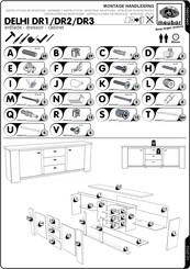 meubar DELHI DR1 Assembly Instruction Manual