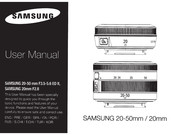 Samsung 20-50 mm F3.5-5.6 ED II User Manual