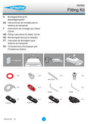 Whispbar K525W Fitting Instructions Manual