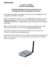 Conceptronic C54PSERVU Quick Installation Manual
