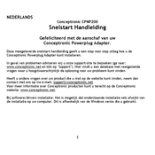 Conceptronic CPNP200 Quick Installation Manual