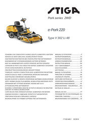 Stiga e-Park 200 Instruction Manual