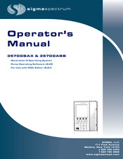 Sigma Spectrum 35700ABB Operator's Manual