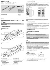 Festo DGCI 1H-PN Series Operating Instructions Manual