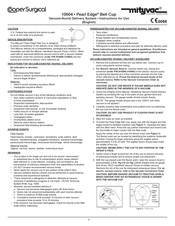 CooperSurgical Mityvac Pearl Edge Bell Cup Instructions For Use Manual